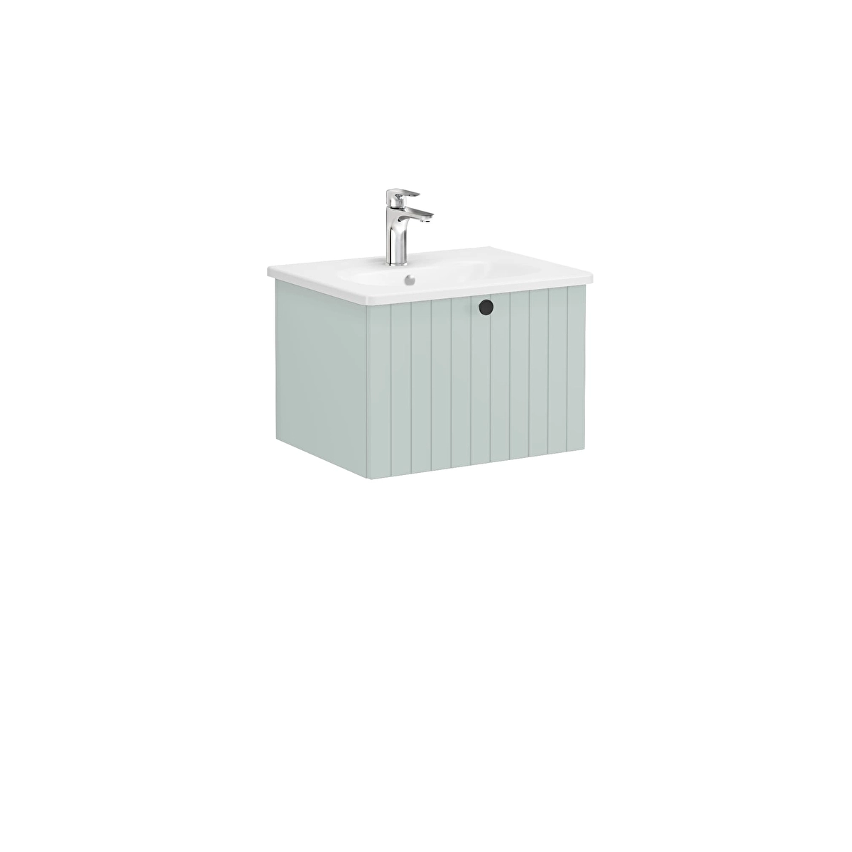 Root Groove Lavabo Dolabı, Mat Retro Yeşil