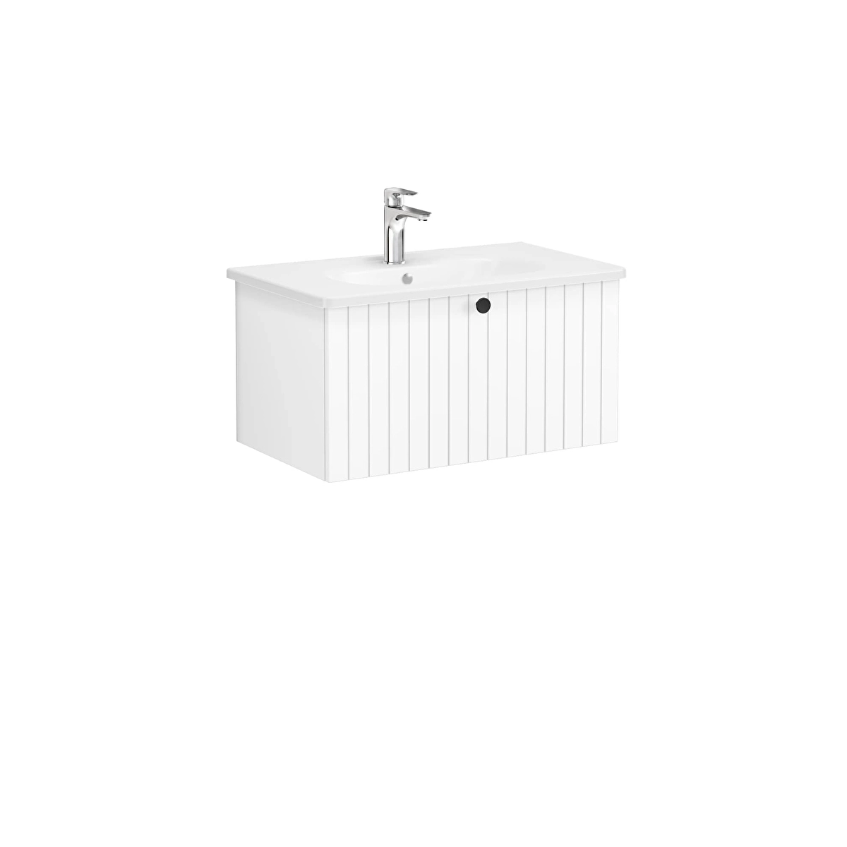 Root Groove Lavabo Dolabı, Mat Beyaz