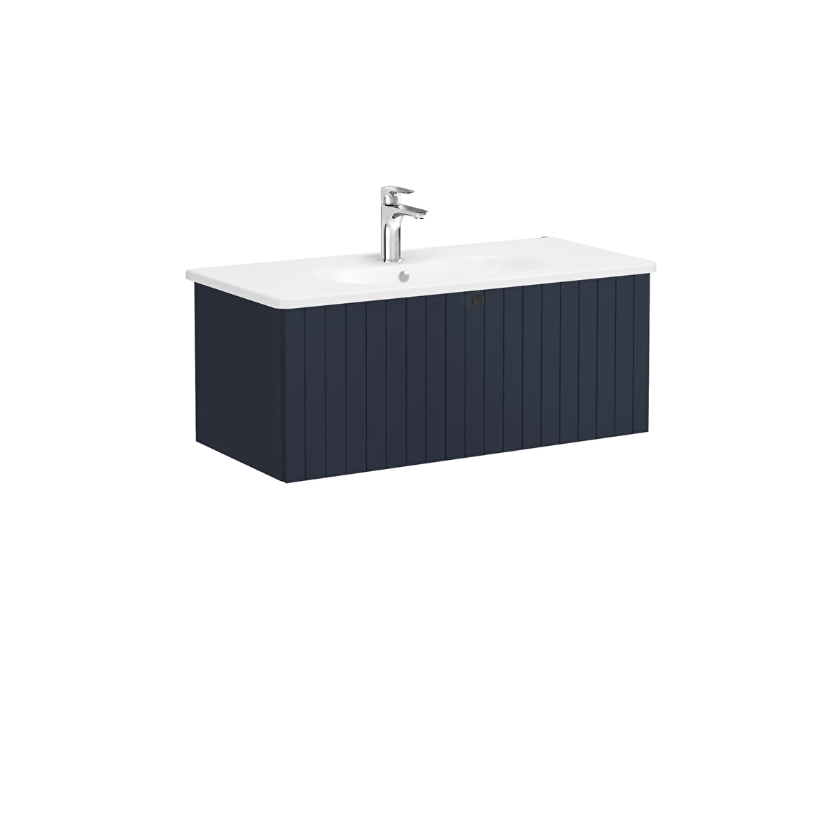 Root Groove Lavabo Dolabı, Mat Lacivert