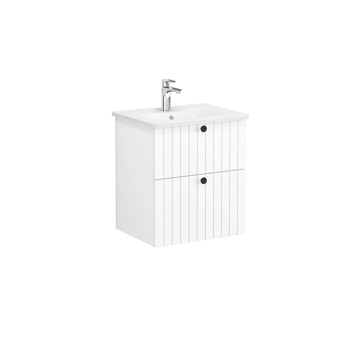 Root Groove Lavabo Dolabı, Mat Beyaz