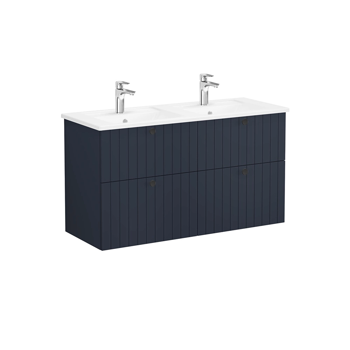 Root Groove Lavabo Dolabı, Mat Lacivert