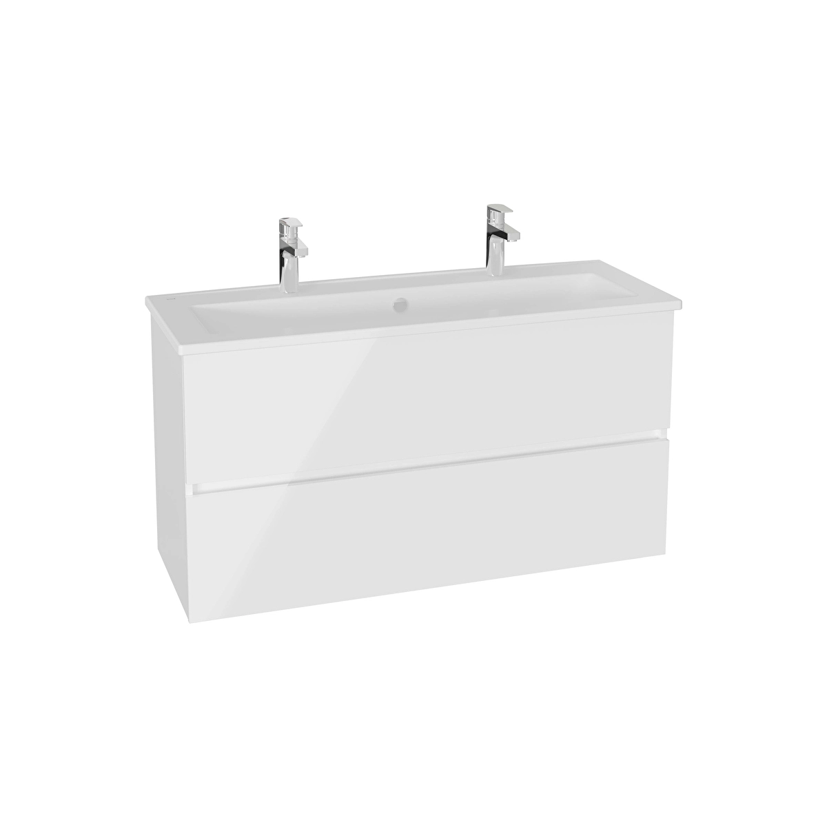 Mia Plus Square Lavabo Dolabı, Parlak Beyaz