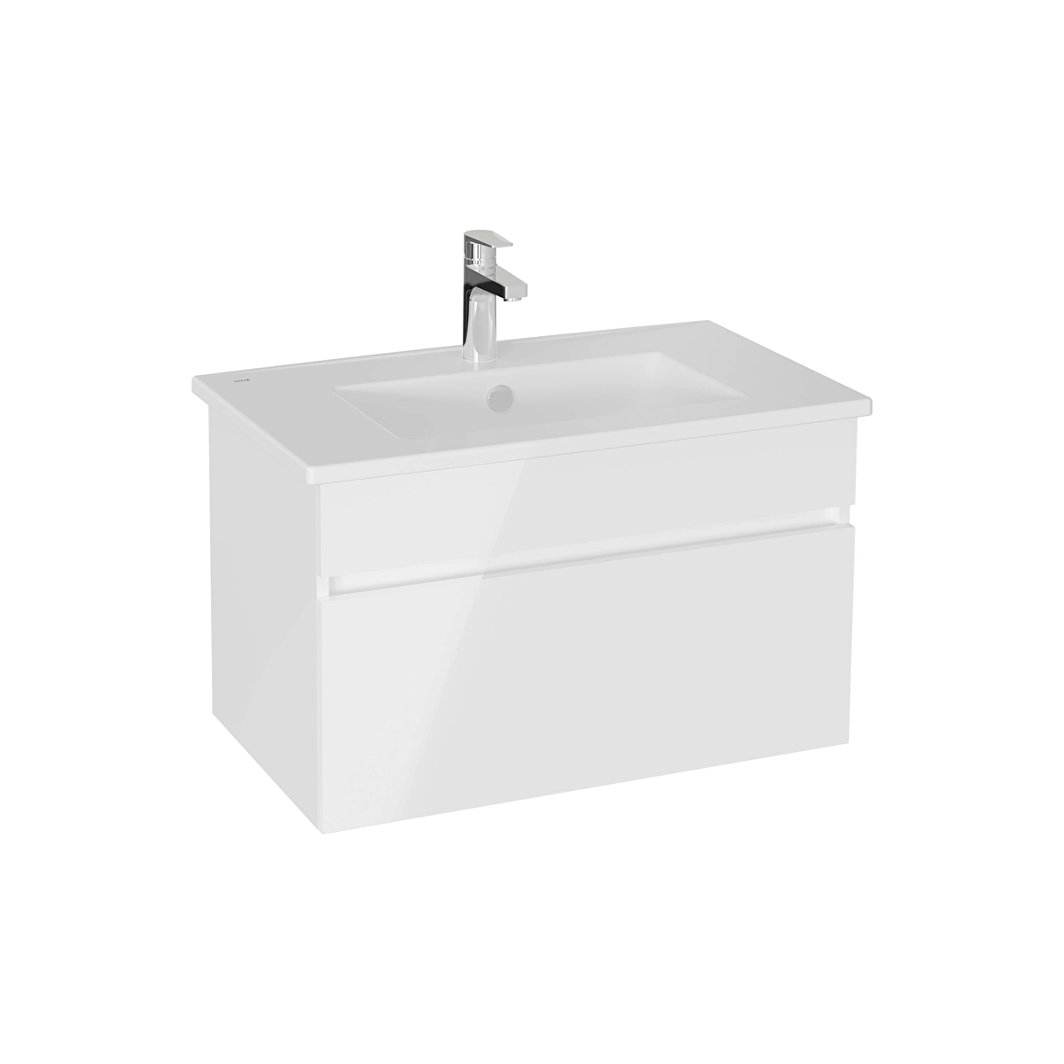 Mia Plus Square Lavabo Dolabı, Parlak Beyaz