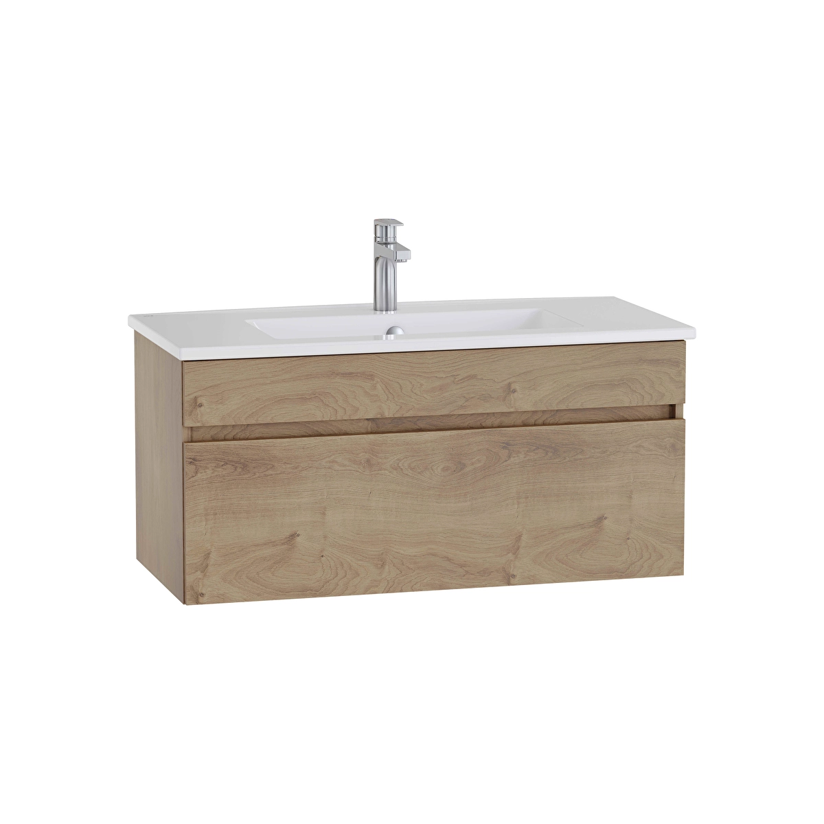 Mia Plus Square Lavabo Dolabı, Altın Meşe