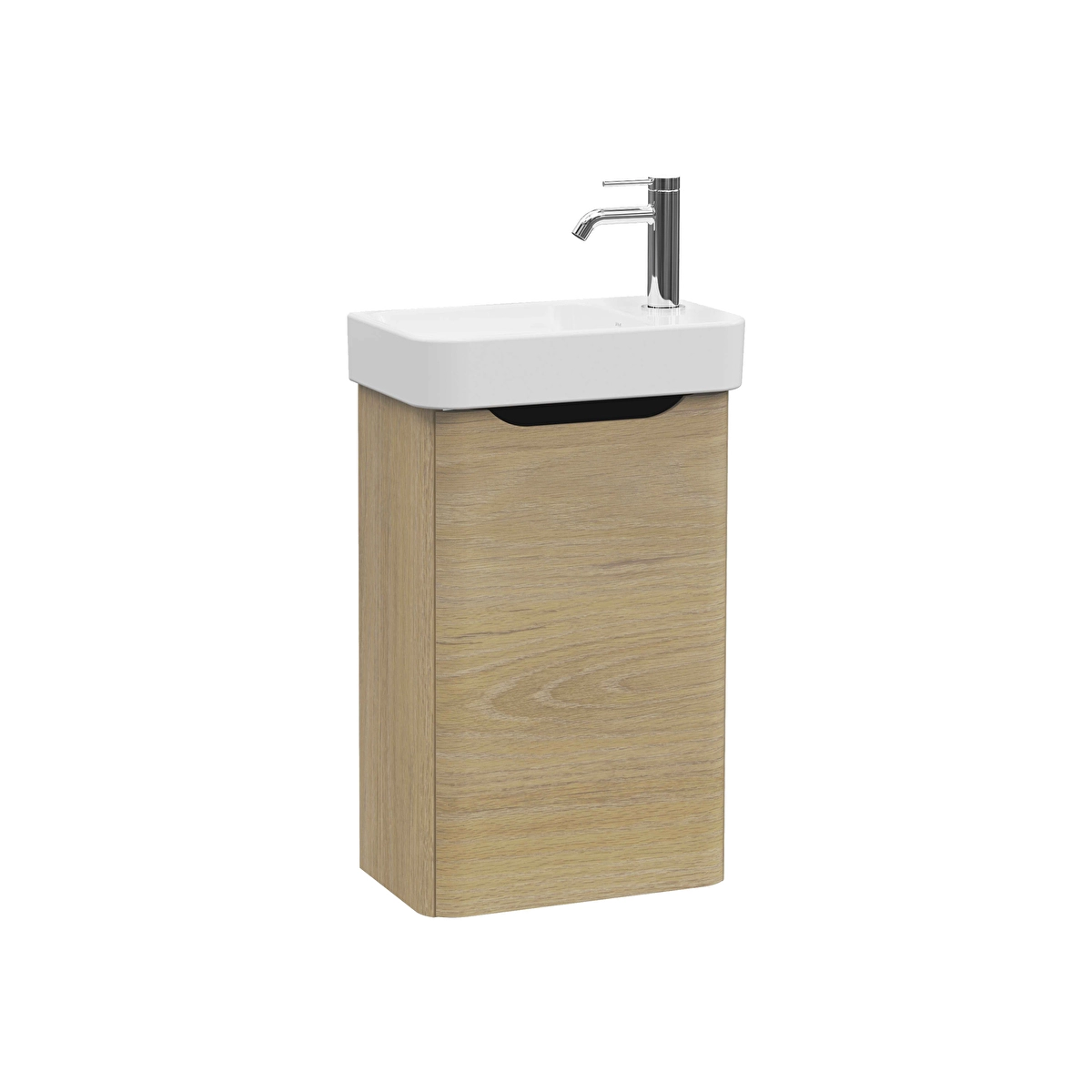 Integra Round Lavabo Dolabı, Altın Meşe