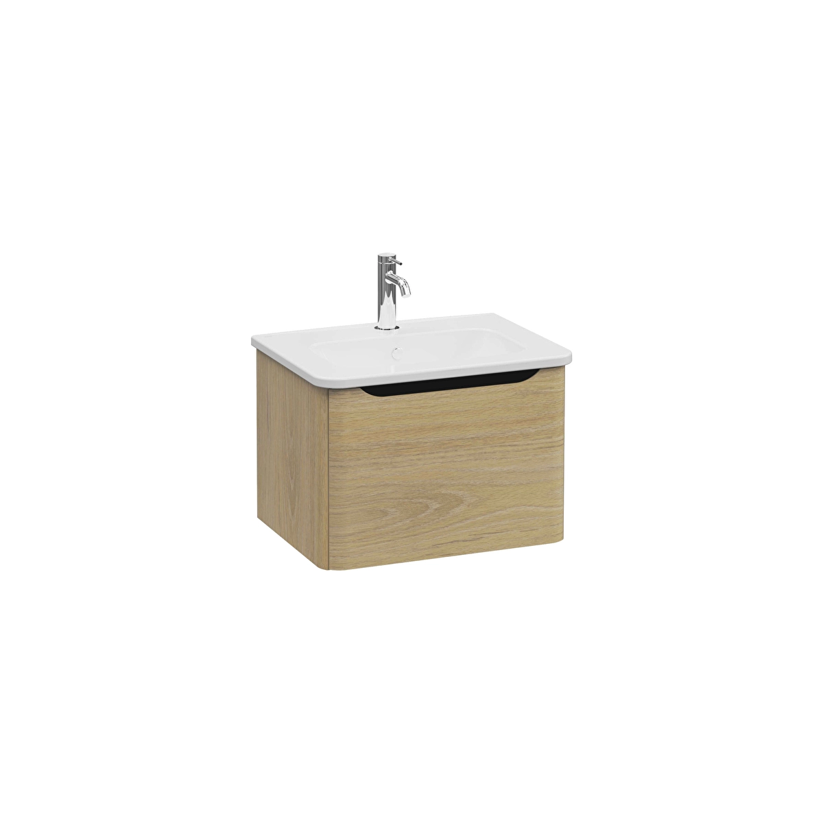 Integra Round Lavabo Dolabı, Altın Meşe