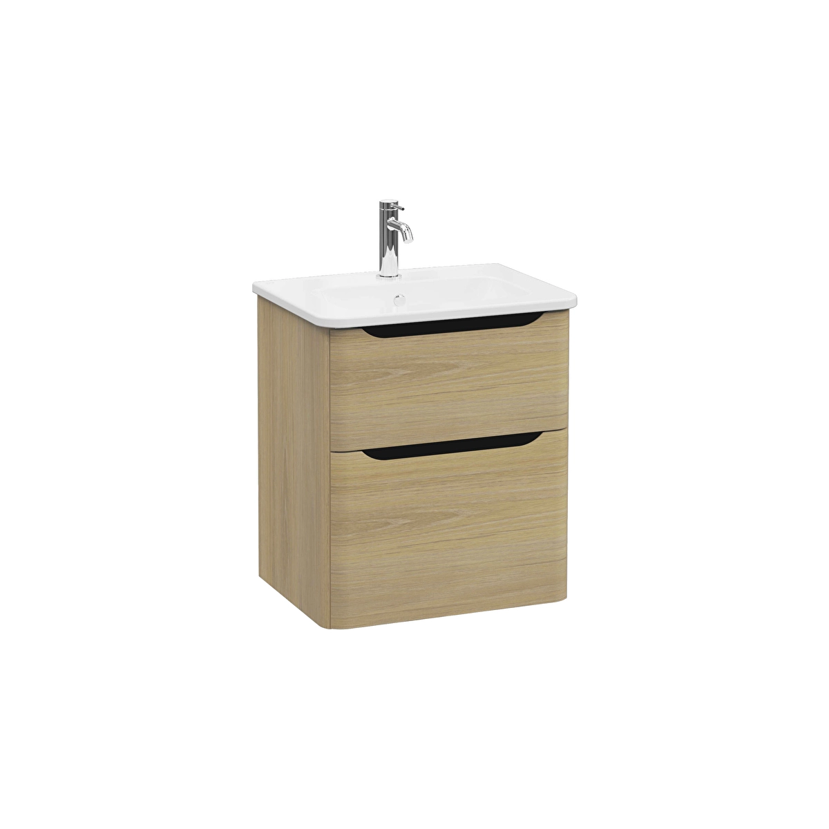 Integra Round Lavabo Dolabı, Altın Meşe