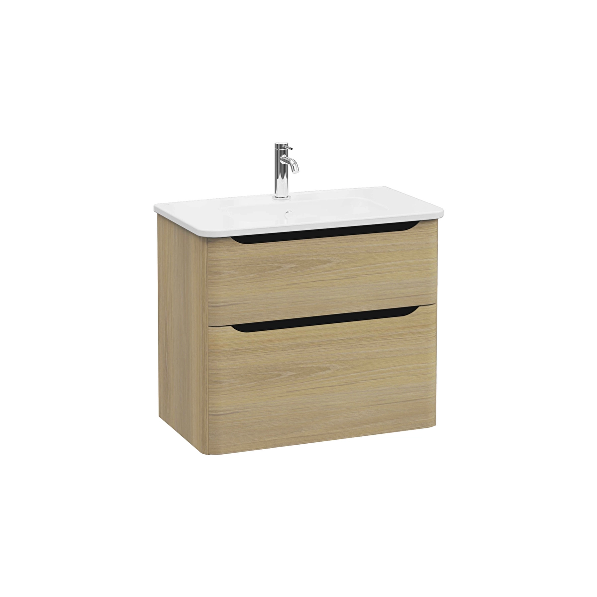 Integra Round Lavabo Dolabı, Altın Meşe