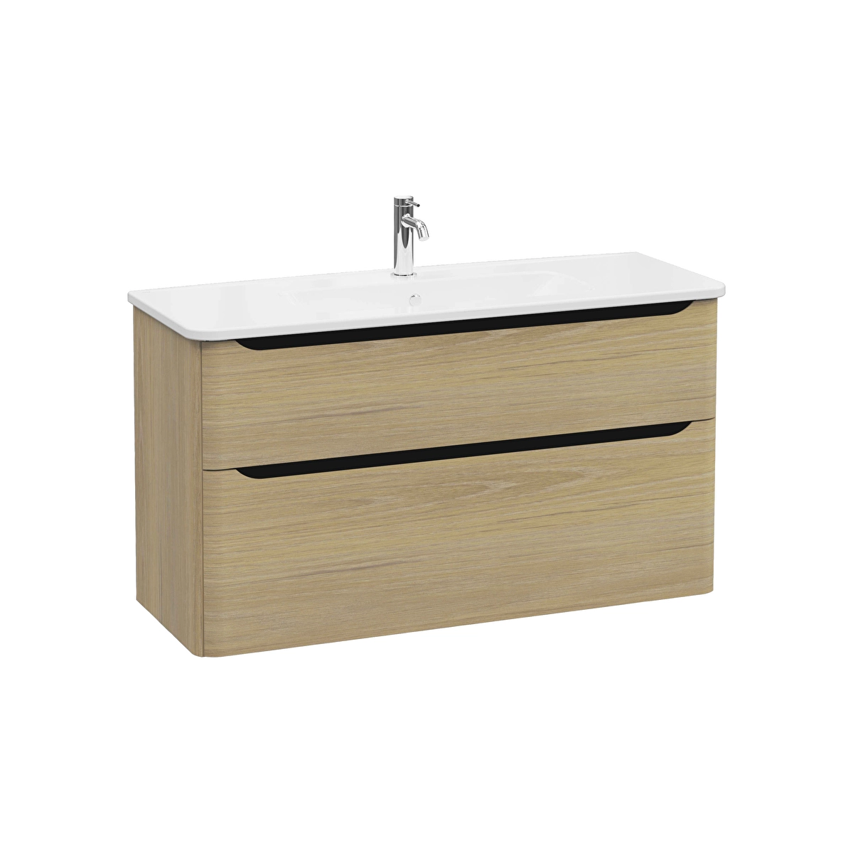 Integra Round Lavabo Dolabı, Altın Meşe