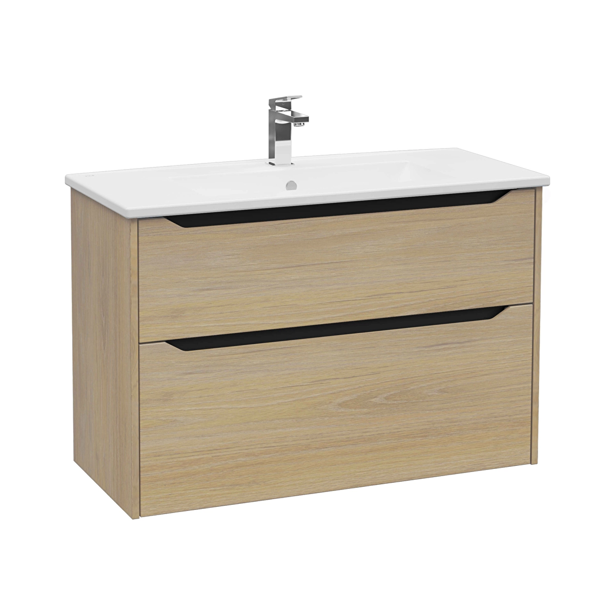 Integra Square Lavabo Dolabı, Altın Meşe