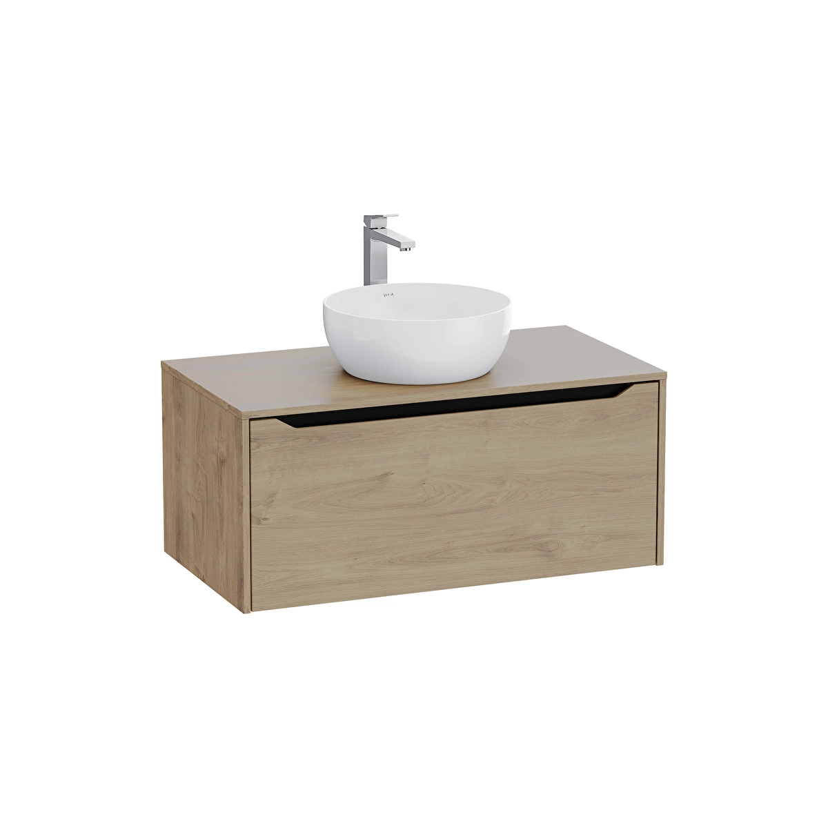 Integra Square Lavabo Dolabı, Altın Meşe