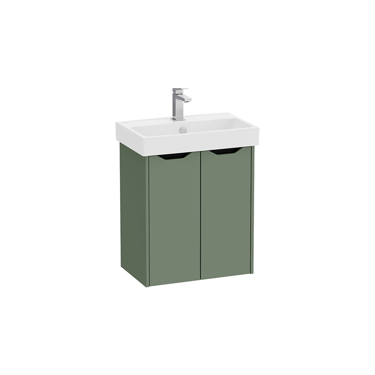 Integra Square Lavabo Dolabı, Mat Yeşil