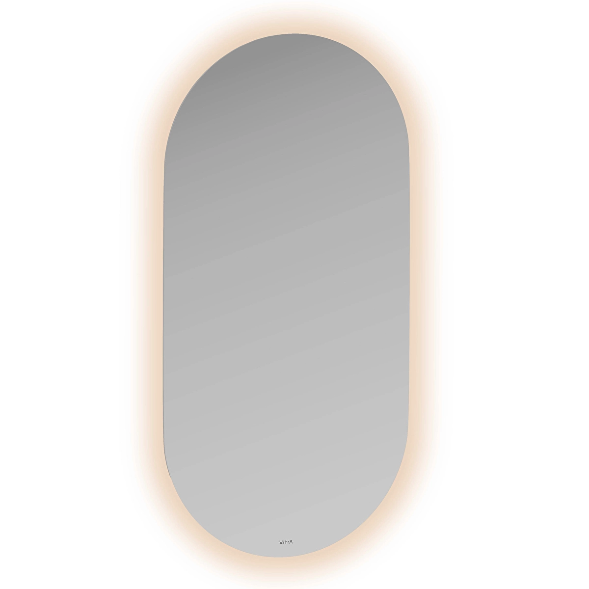 Prime Oval Ayna, Fırçalanmış Krom