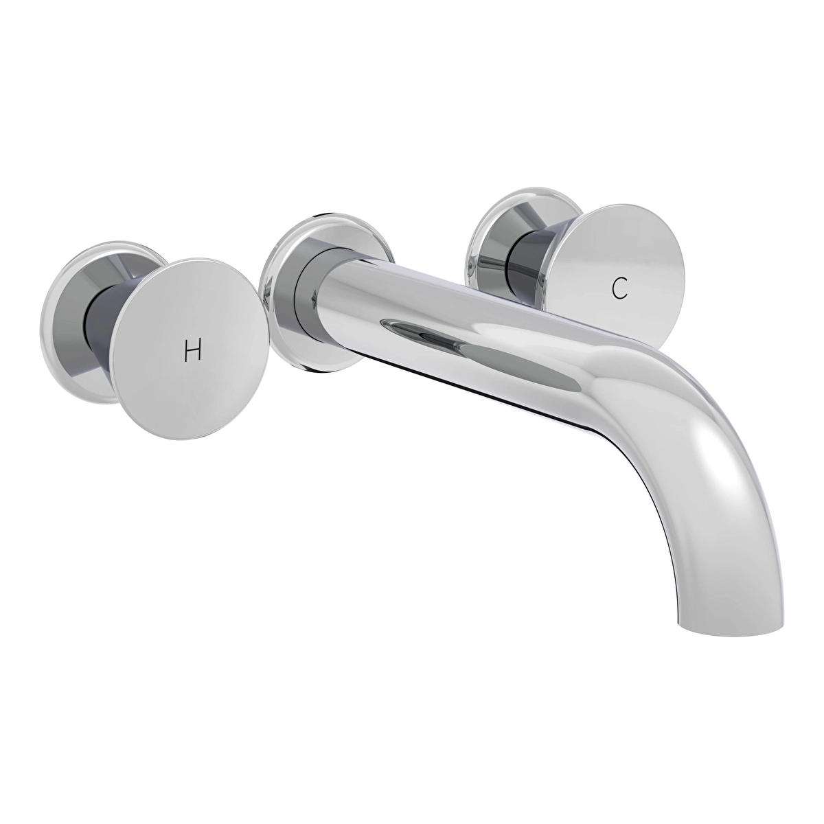 Liquid Ankastre Lavabo Bataryası, Krom