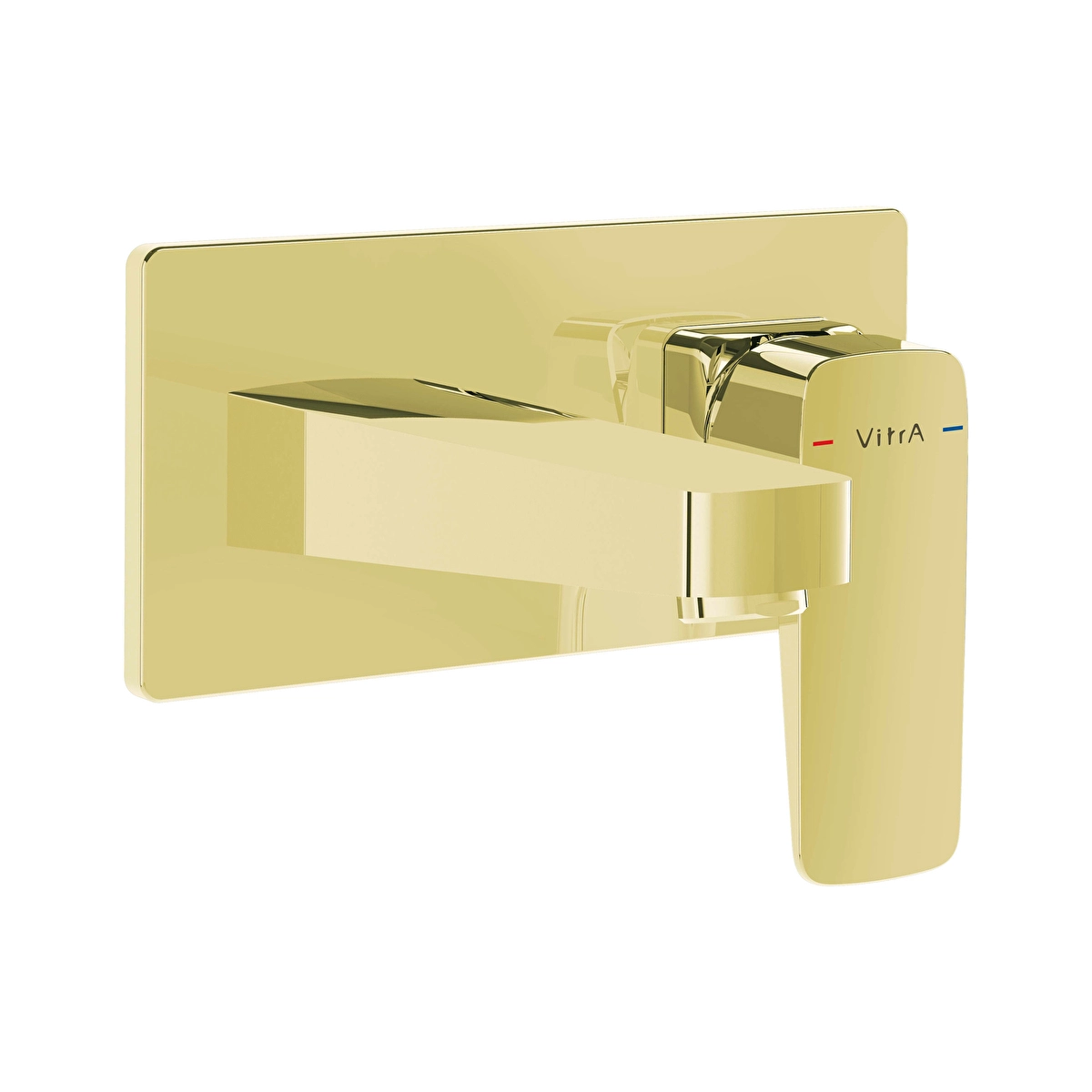 Root Square Ankastre Lavabo Bataryası, Soft Altın