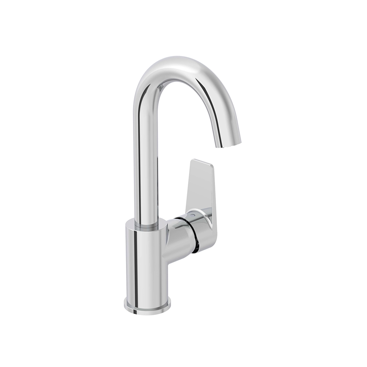 Flow Square Lavabo Bataryası, Krom
