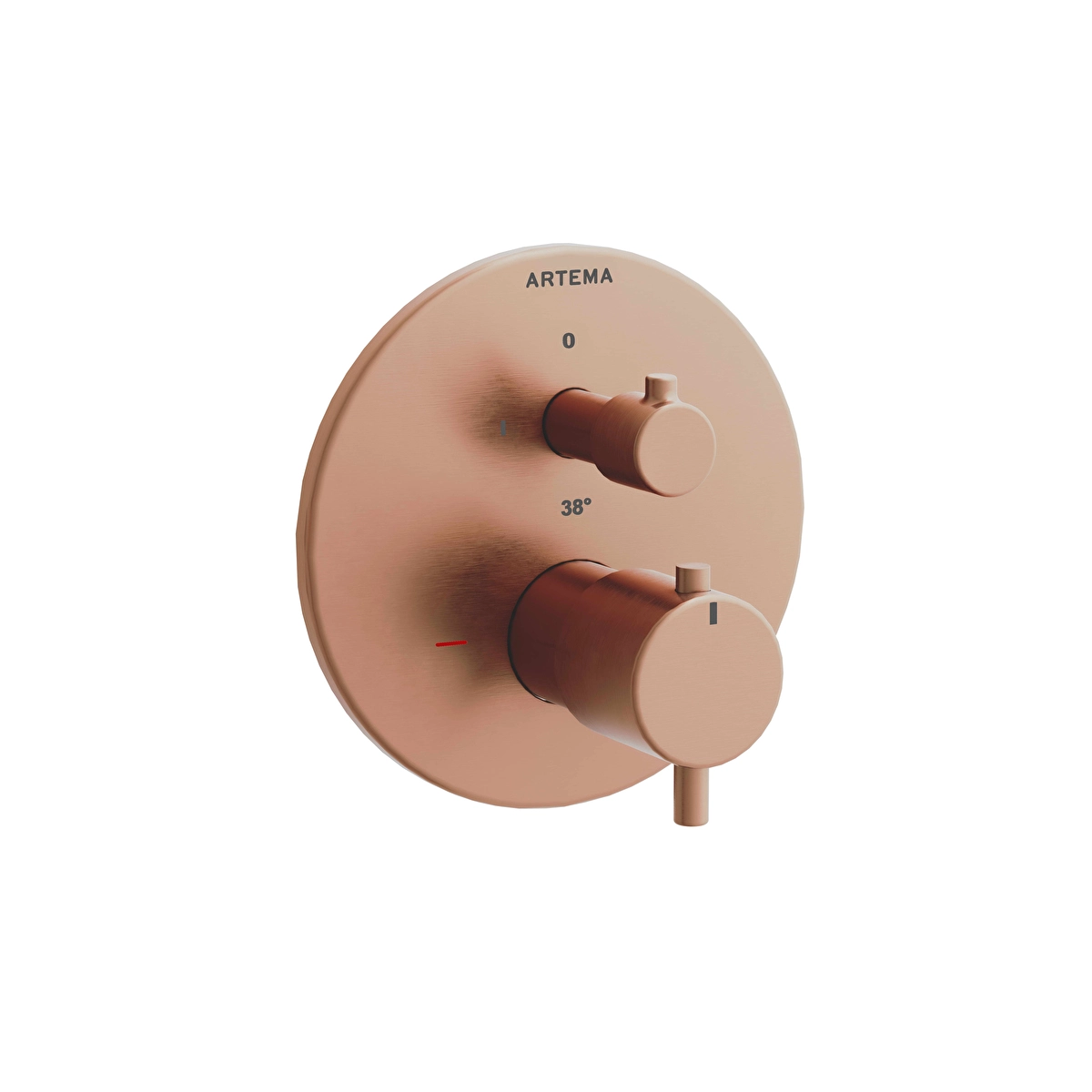 AquaHeat Ankastre Duş Bataryası, Fırçalı Bakır