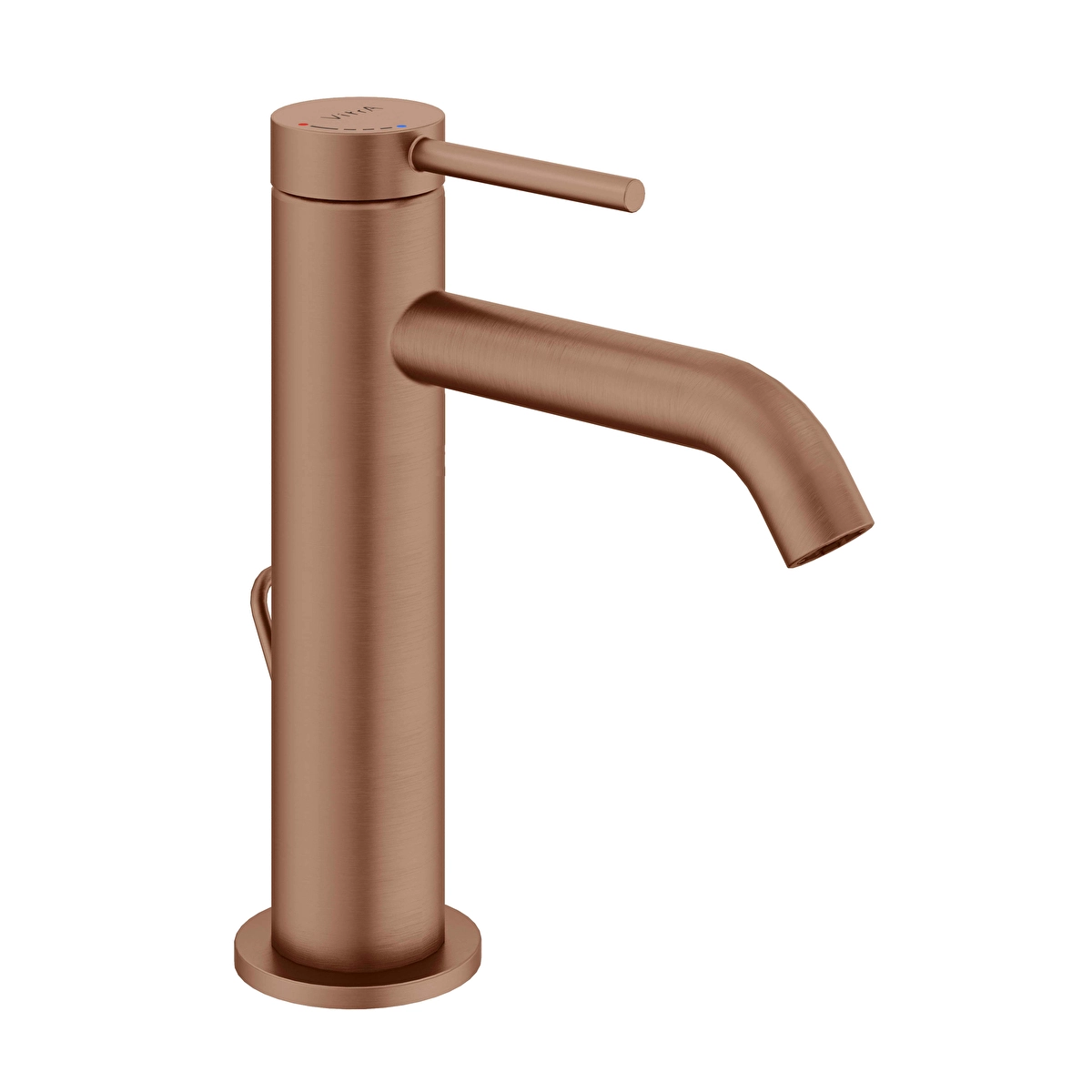 Minimax Round Lavabo Bataryası, Fırçalı Soft Bakır