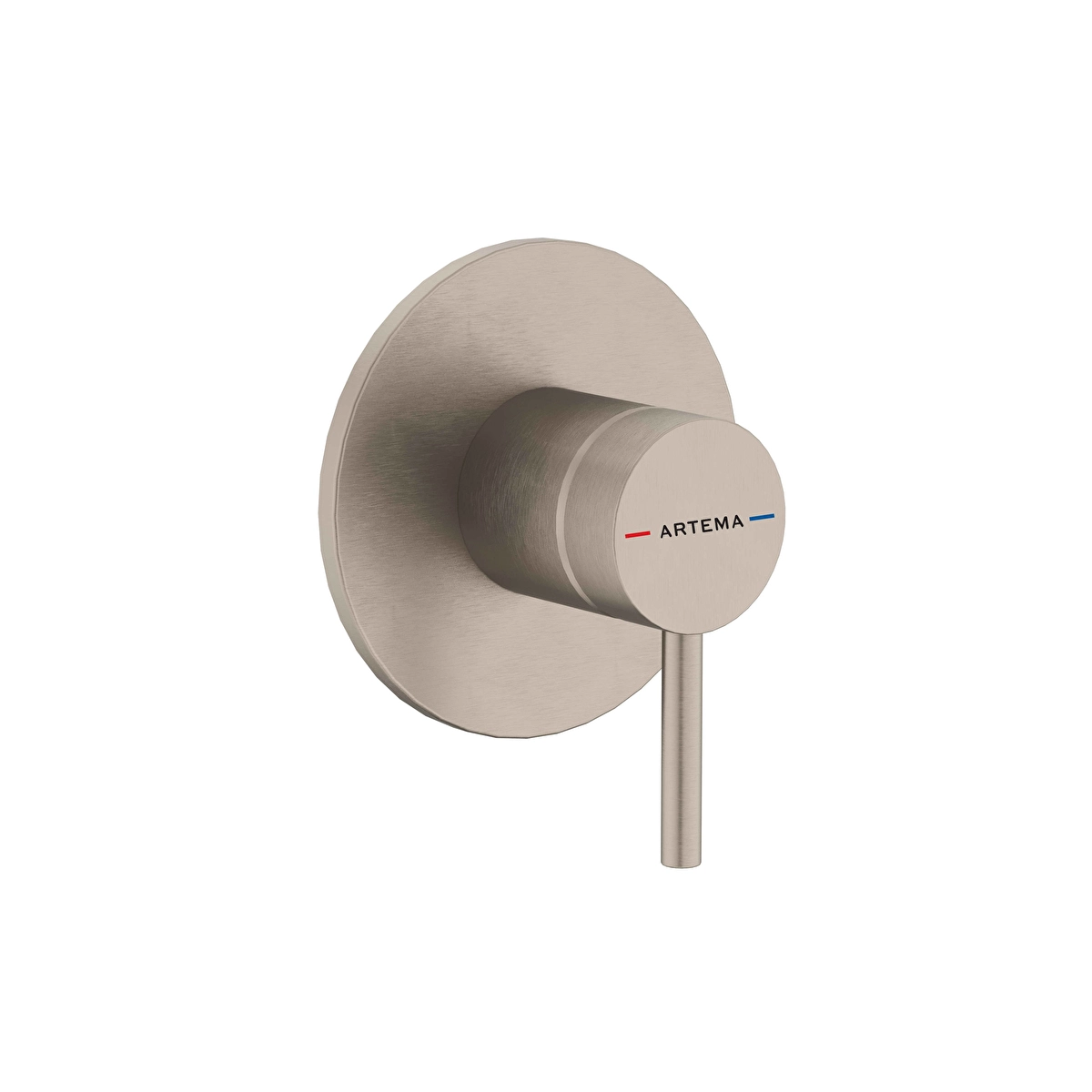 Minimax Round Ankastre Duş Bataryası, Fırçalı Nikel