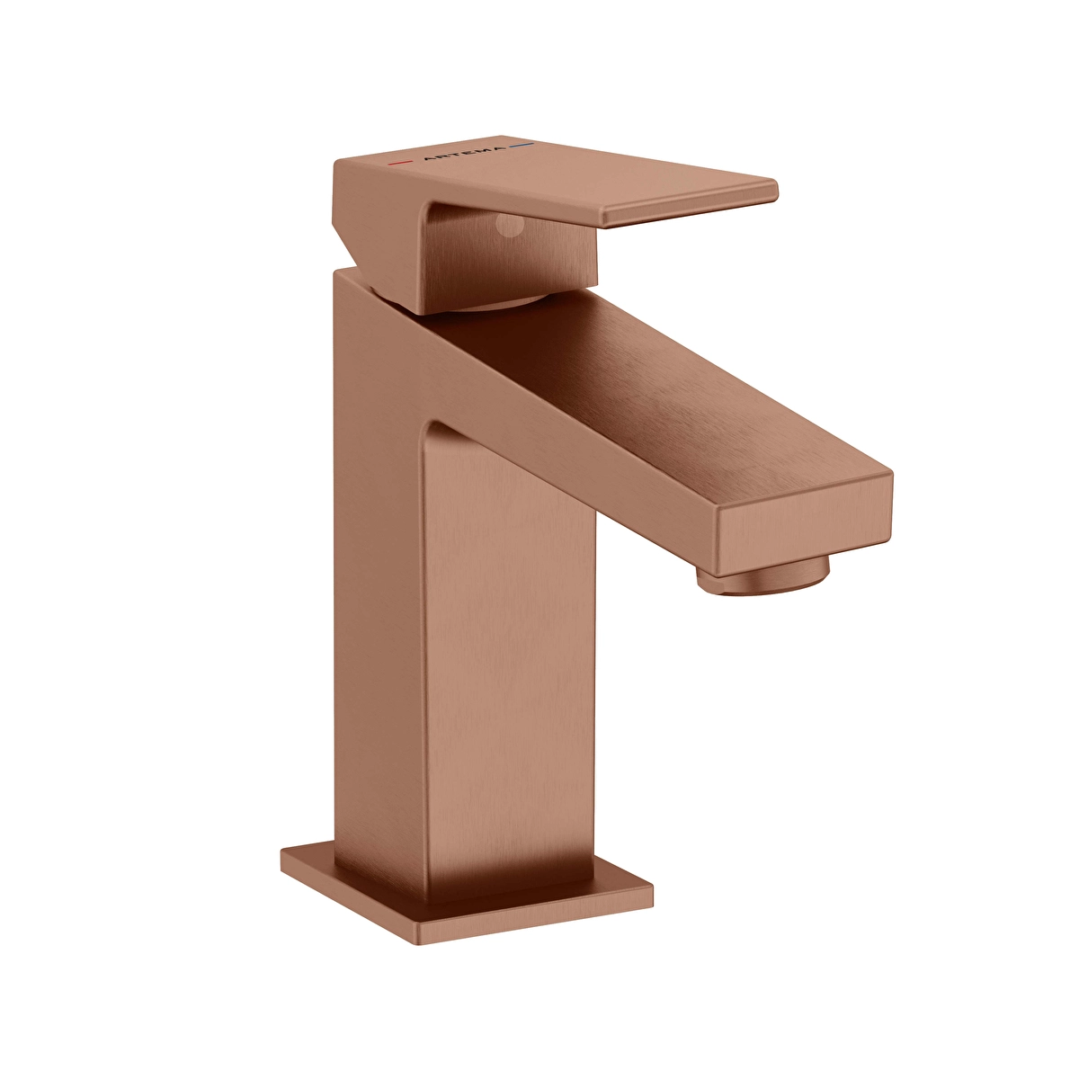 Minimax Square Lavabo Bataryası, Fırçalı Soft Bakır