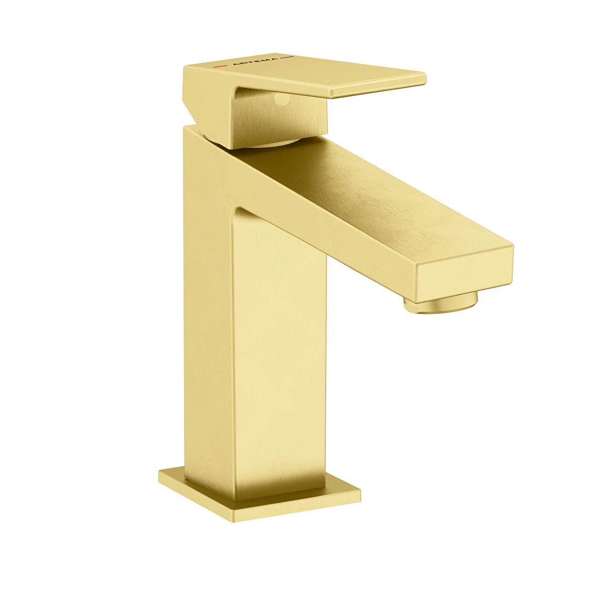 Minimax Square Lavabo Bataryası, Fırçalı Altın