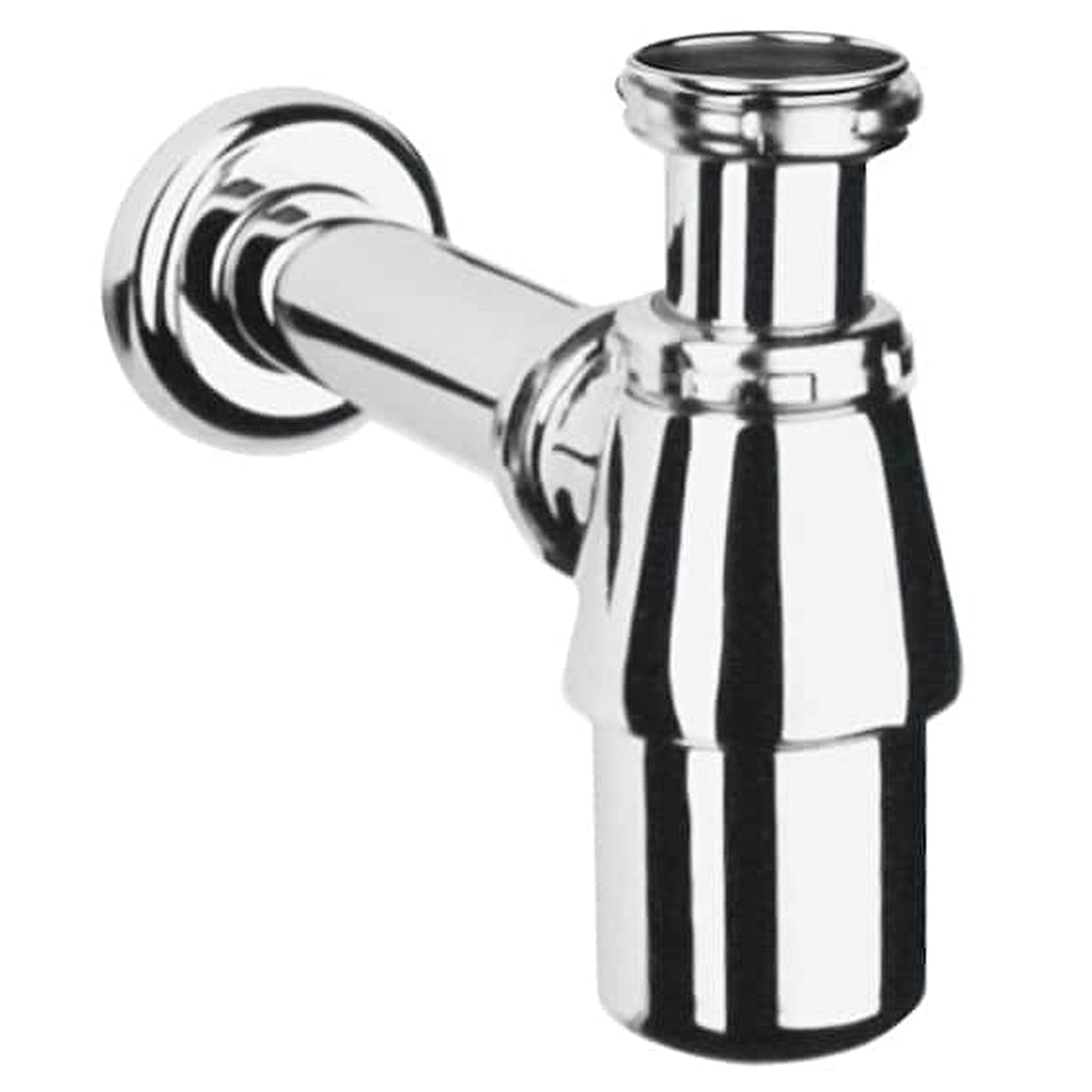 Lavabo/Eviye Sifonu, Krom