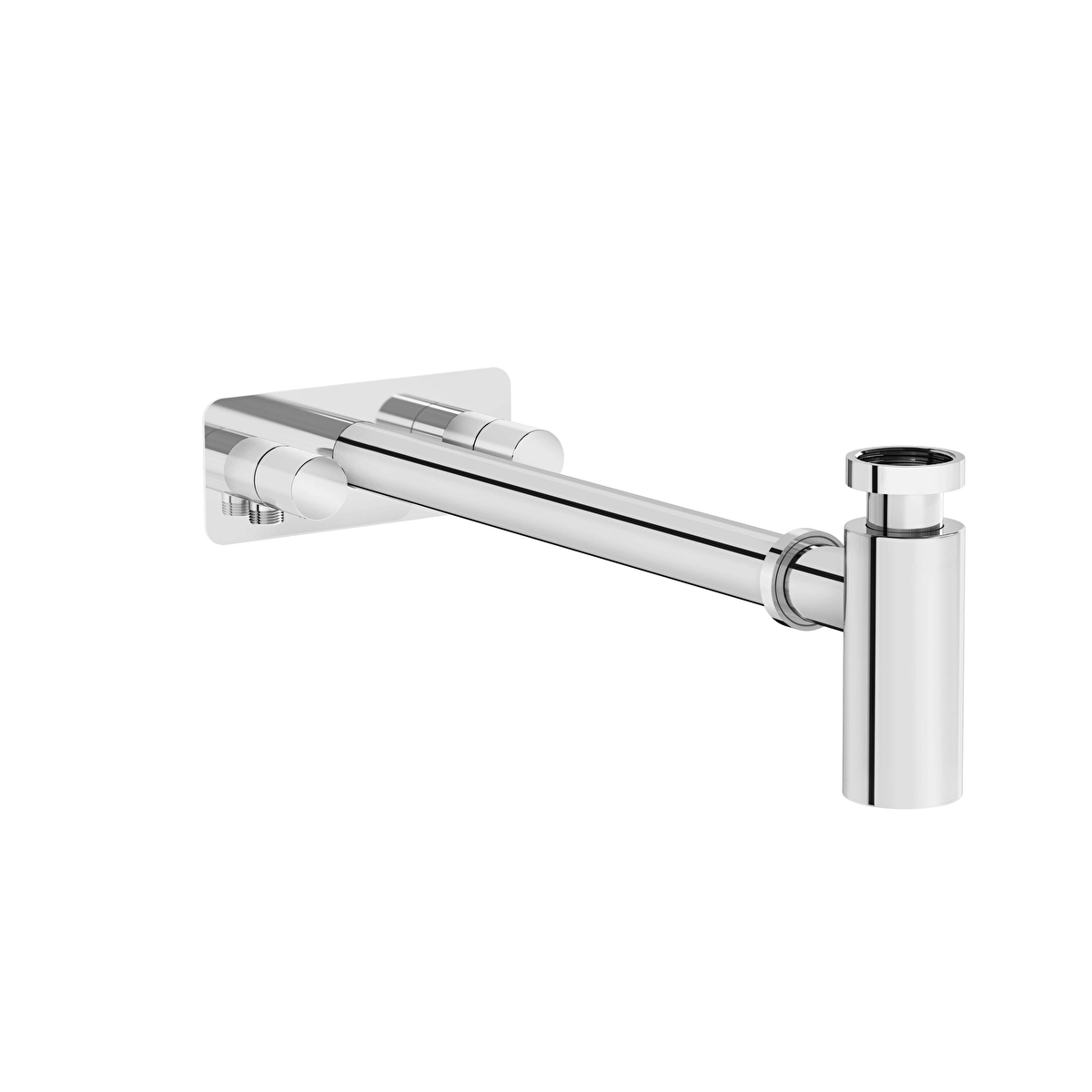 Origin Lavabo sifon seti, Krom