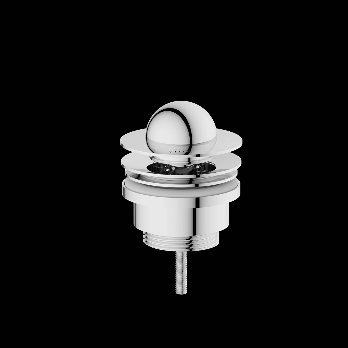 Liquid Lavabo Yuvarlak Süzgeci, Krom