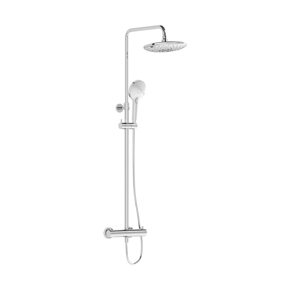 AquaHeat Bliss 240 2F Duş Sistemi, Krom