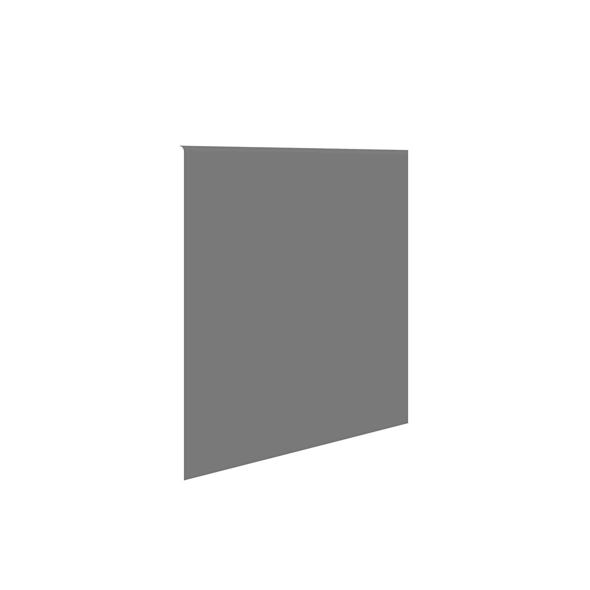 Termoform Yan Panel, Mat gri